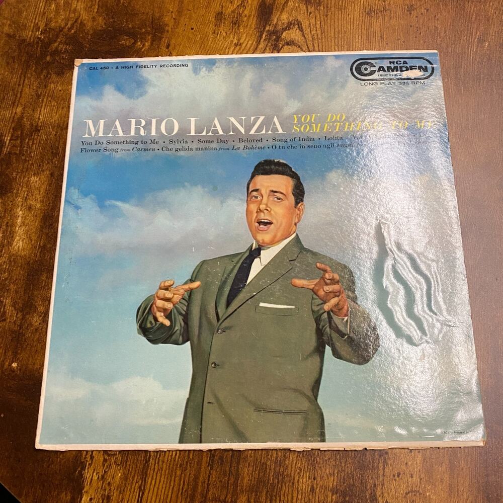 Mario Lanza "You do Something to Me" (Vinyl Record)